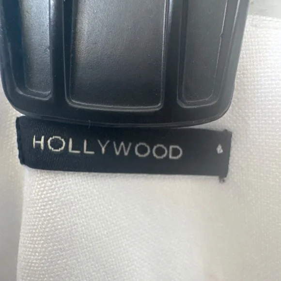 Talbots Hollywood style white lined pants - Picture 3 of 8